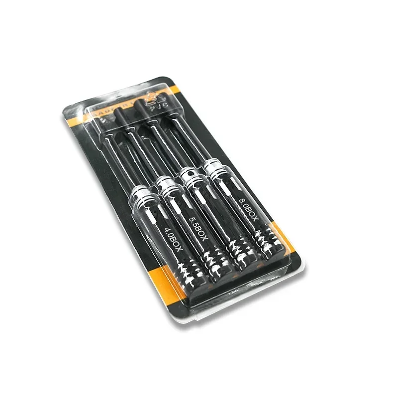 Набор из 4 предметов / покрытие титанового сплава 0 5 7 8 мм набор торцевых ключей с