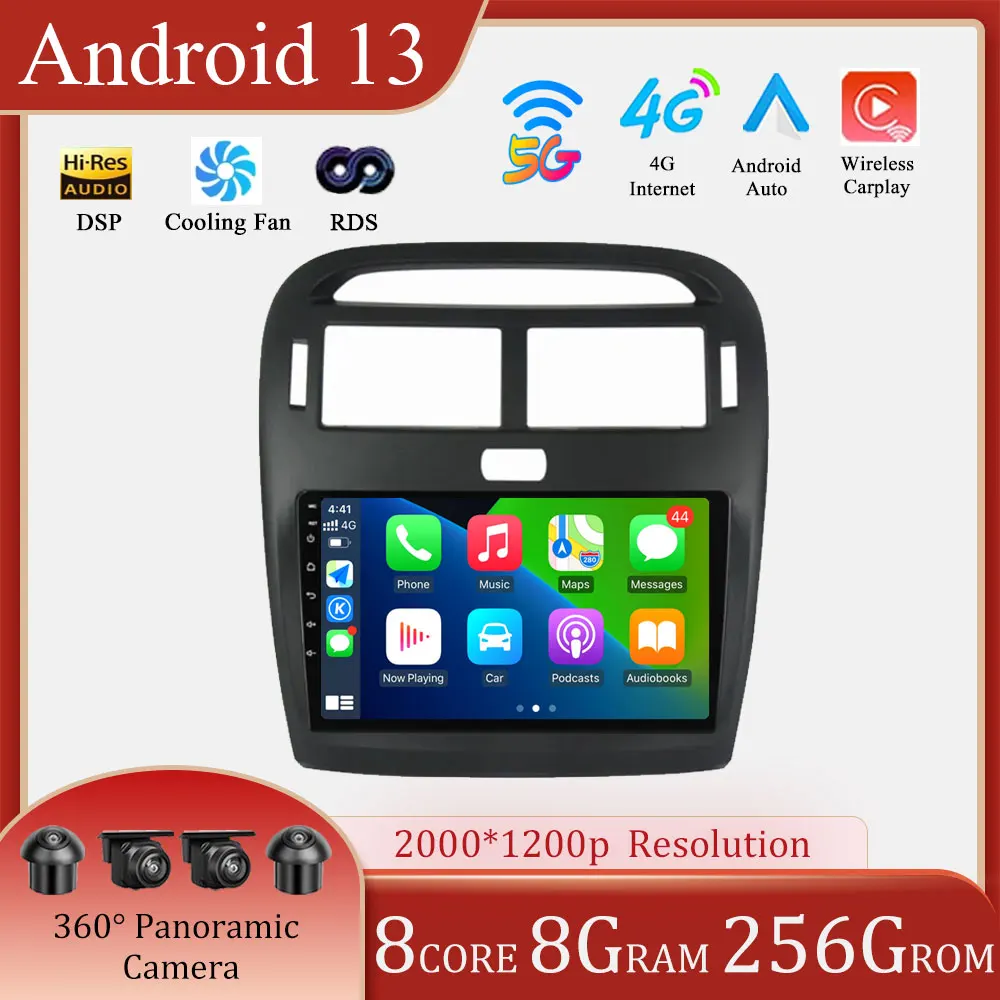

Android 13 For Lexus LS430 XF30 LS 430 2000 - 2006 DSP For Toyota Celsior Car Multimedia Player Navigation Auto 4G WiFi