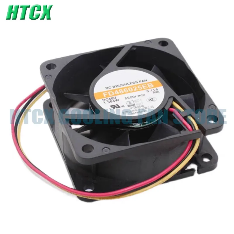 Новый FD486025EB DC48V 0.11A 6025 6 см 60 мм 60x60x25 3 линии охлаждающий вентилятор