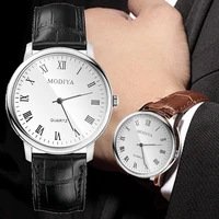 mens watch fashion casual ultra thin watches simple men business leather quartz wristwatch clock luxury relogio masculino