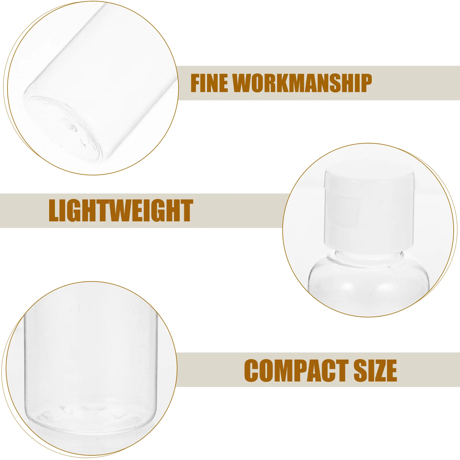 24 шт. легкие дорожные бутылки контейнеры для лосьона отдельные хранения