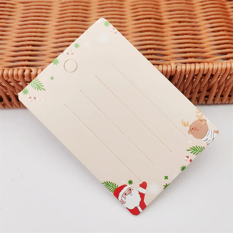 20/50 шт. 7 5x10 5 см рождественские упаковочные карты заколки для волос дисплей