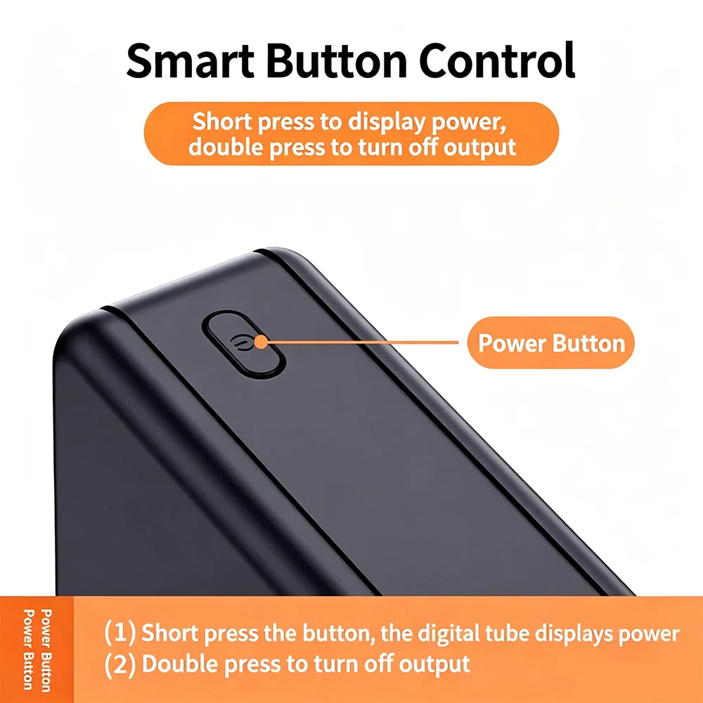 KEBIDUMEI 22.5W Быстрозарядный Power Bank Case (корпус) для 2x21700 аккумуляторов, без пайки, DIY, с USB Type-C и QC3.0, кабель для зарядки (art.: 3920dbccbc42f) - 3920dbccbc42f