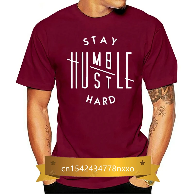 

STAY HUMBLE HUSTLE HARD MENS T SHIRT COOL SWAG BOXING TRAINING TOP GYM