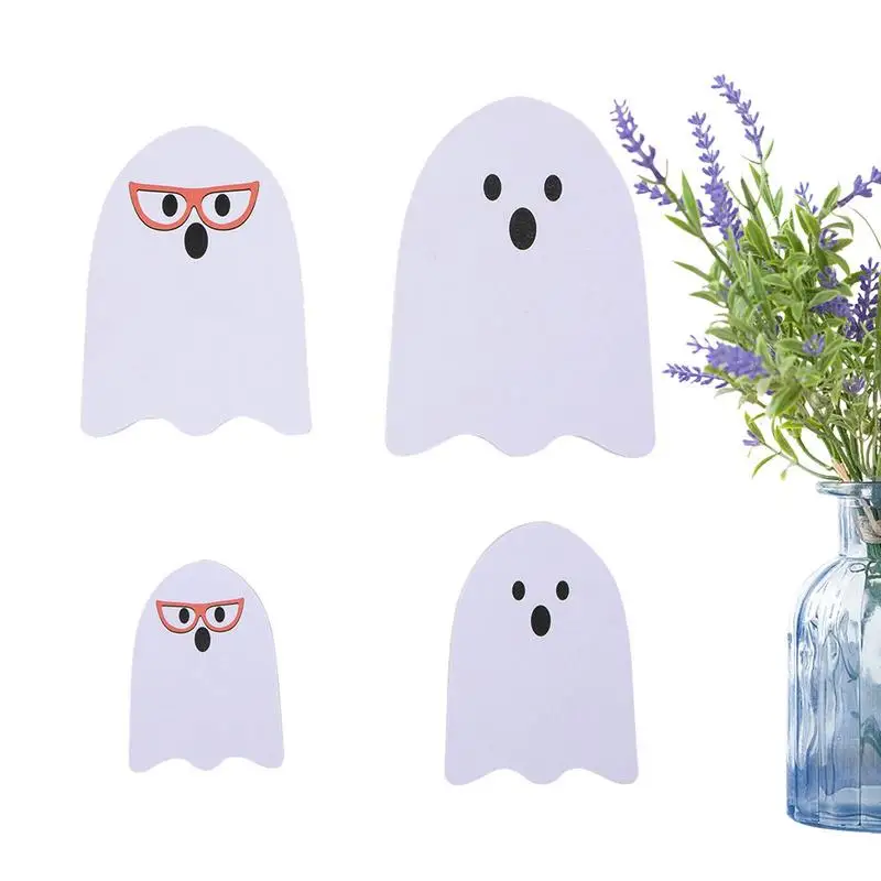 

Haunted Spooky Ghost Faces Ornament Halloween Ornaments Cute Ghost Decor Halloween Party Decoration For Home Table Centerpiece