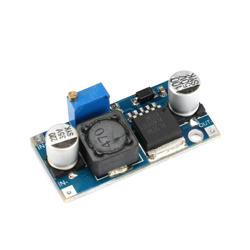 

Выход модуля усилителя питания постоянного тока XL6009 регулируется Super LM2577, повышающий модуль, повышающий преобразователь постоянного тока постоянного тока, повышающая плата