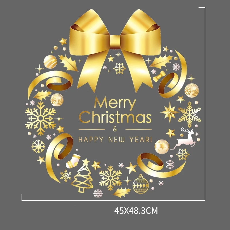 

Рождественские наклейки для окна