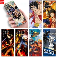 anime one piece luffy sabo case for samsung galaxy m12 m11 m21 m22 m32 m31s m52 m51 m30s note 20 ultra 10 lite j4 j6 j8 2018