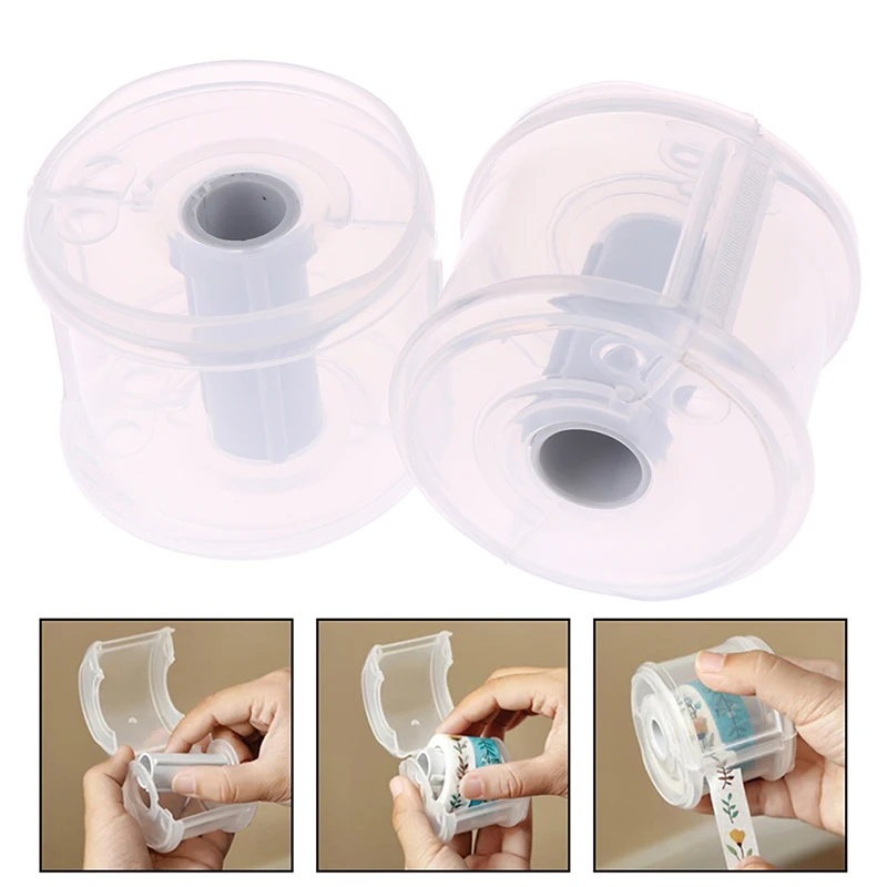 

Simple Stationery Masking Tape Cutter Office Supplies Transparent Tape Holder Diy Tape Peripheral Tool Office Tape Dispenser