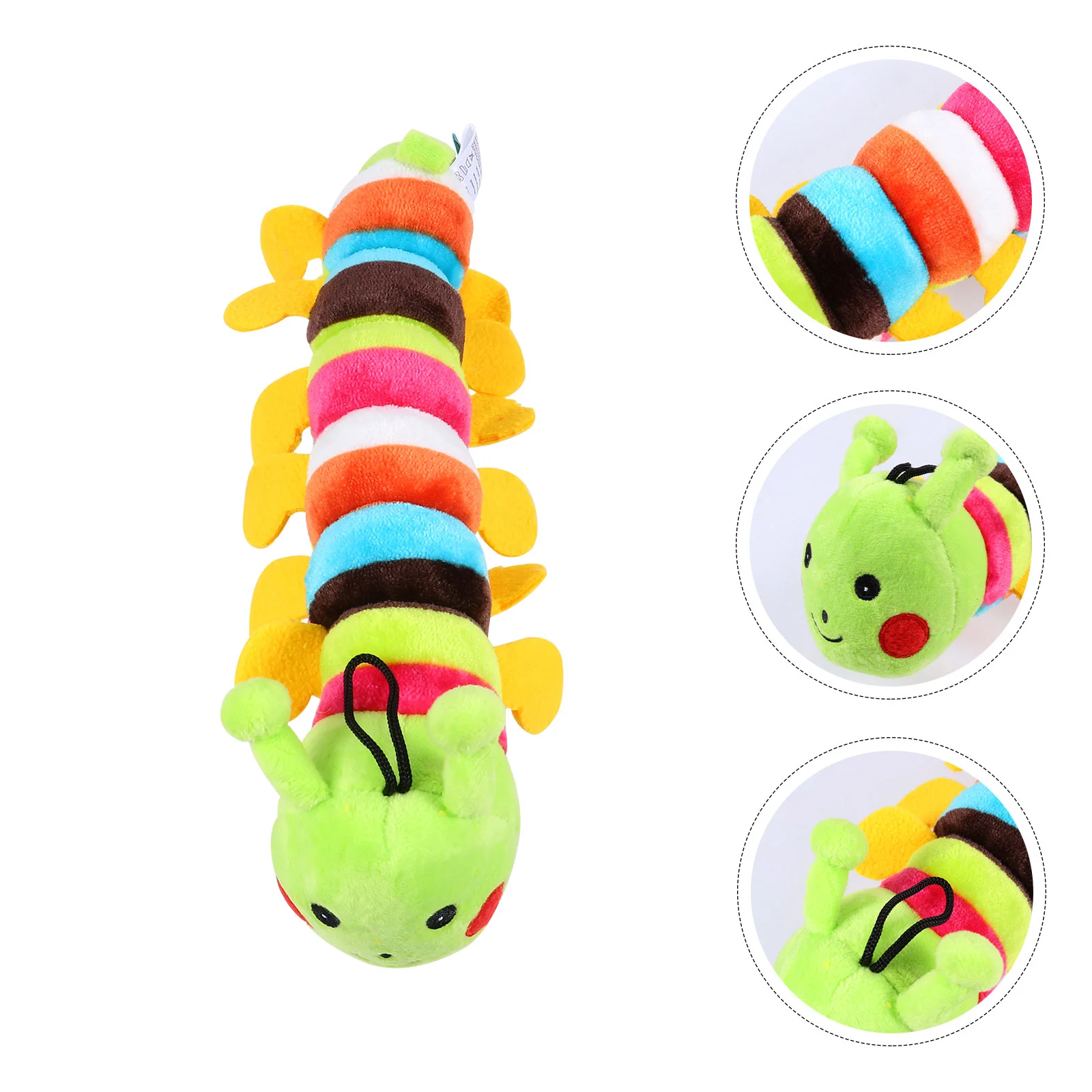 

Toy Toys Dog Chew Puppy Pet Teething Squeaky Plush Caterpillar Molar Tough Catch Plaything Playing Soothingtraining Dogs Teeth