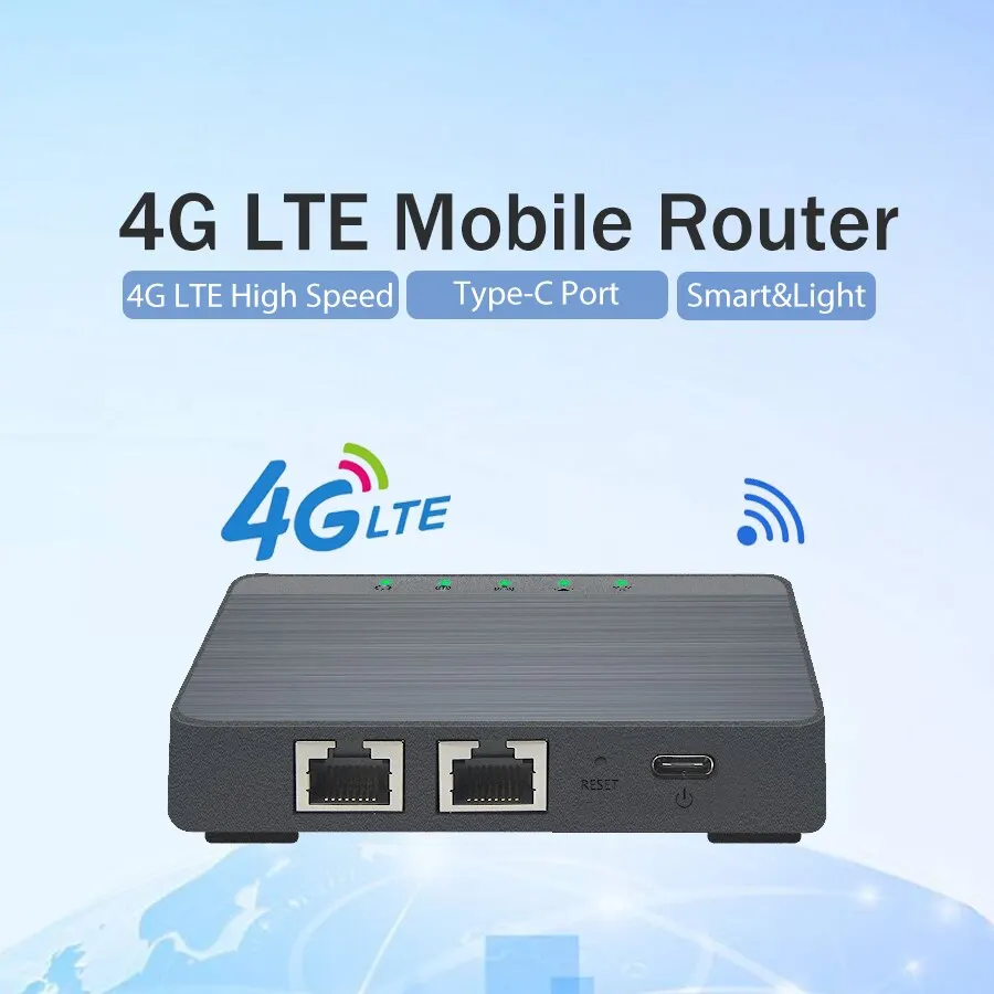 New Mini Box 4G Lte Router Wifi SIM Card Modem 4G Car Wifi Amplifie Support 5V USB Power Supply and 30 Device Connections