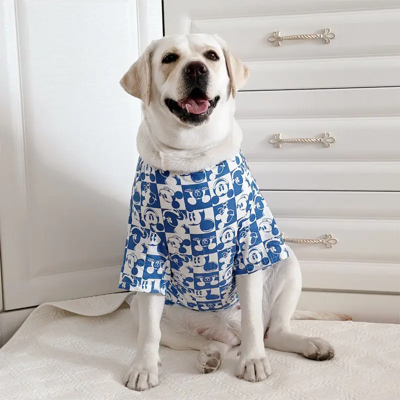 

Cartoon Mouse Dog Clothes Shirt Kawaii Pet Clothing Fashion Casual Dogs Golden Retriever Costume Spring Summer Girl Wholesale