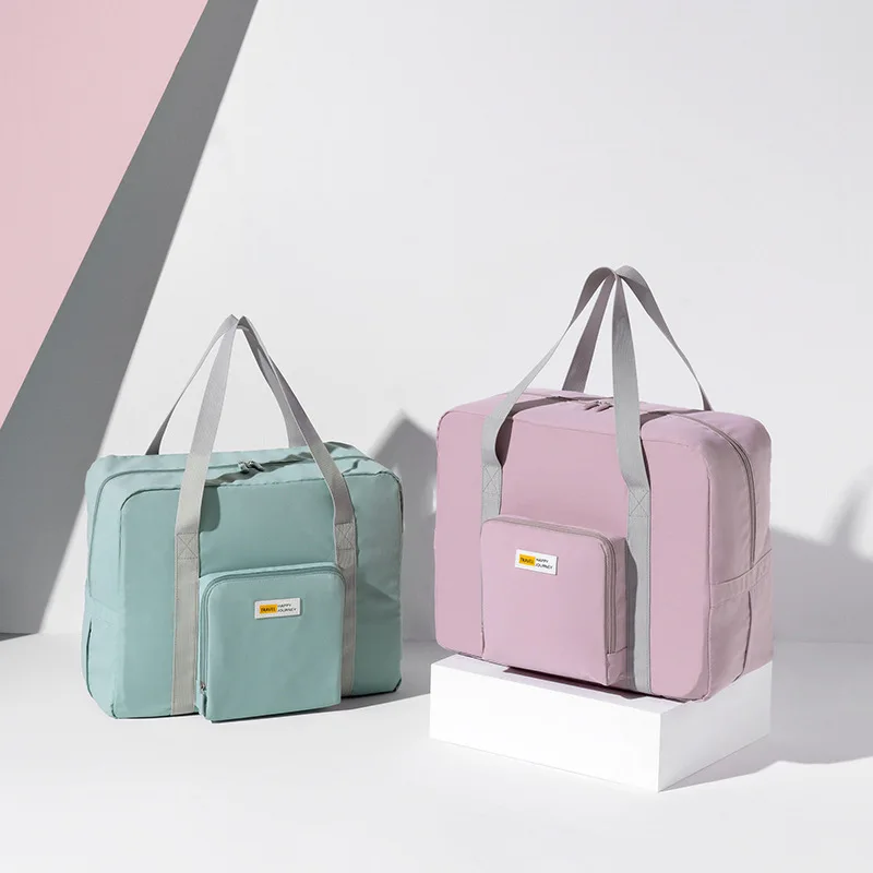 

Lightweight Storage Bag Foldable Large Capacity Luggage Pouch Clothing Belongings Organizer Handbag Portable Household Products