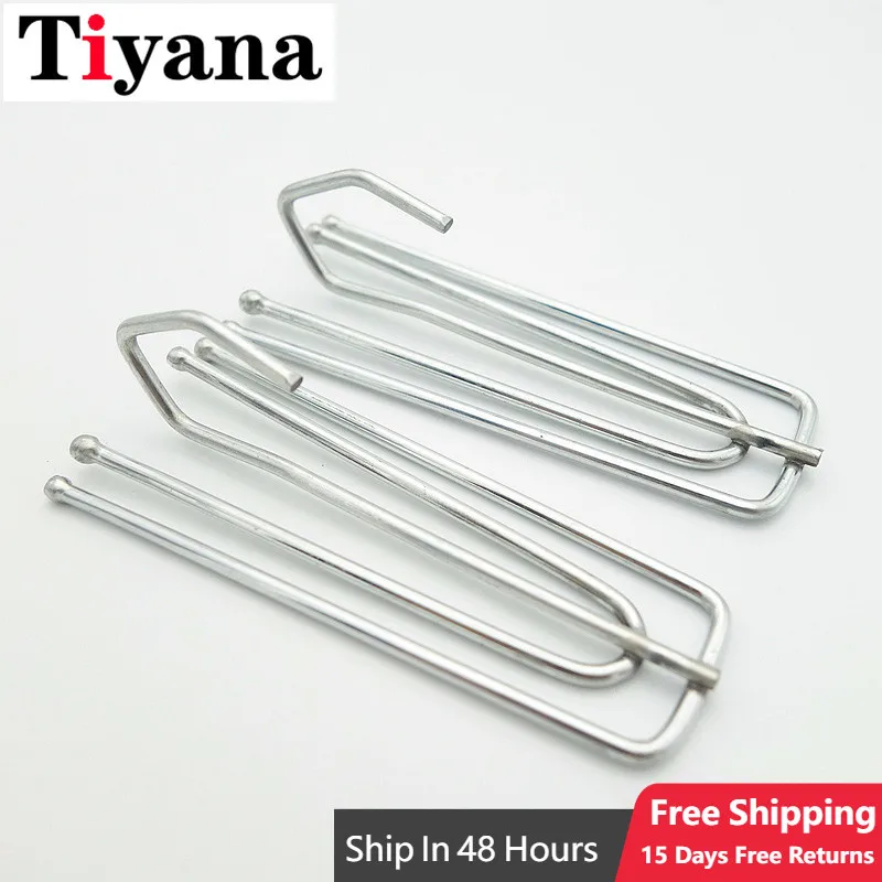 Stainless Metal Shower Curtain Hooks Curtain Hook Accessories Cloth Hooks For Window Curtain Hook Shower Curtain Rings Hooks