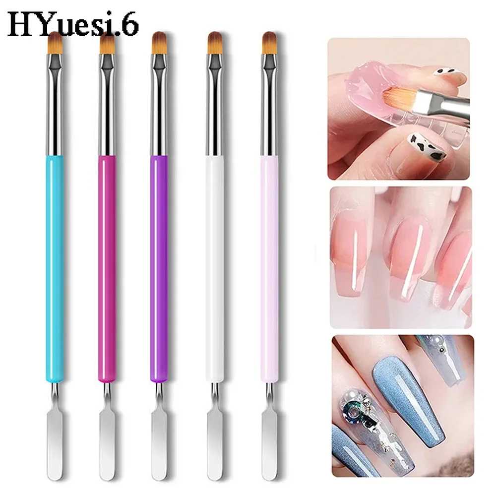 

2 в 1, шпатель для гель-лака для наращивания ногтей