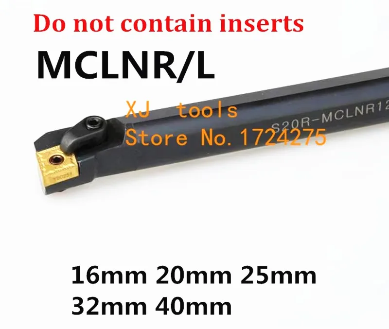 

MCLNR MCLNL S16Q-MCLNR12 S20R-MCLNR12 S25S-MCLNR12 S32T-MCLNR12 Токарный станок с ЧПУ Расточная оправка Внутренние твердосплавные вставки