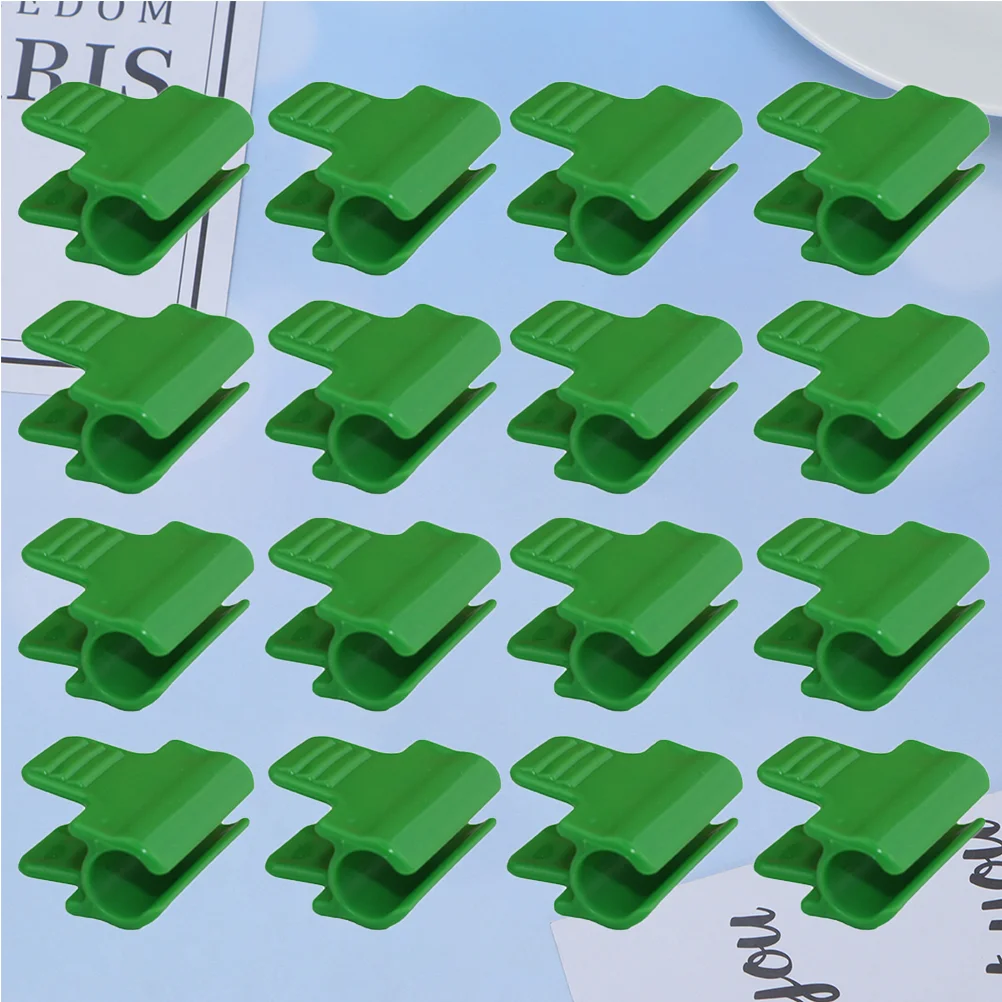 

50 Pcs Plastic Film Clip Green Accessories Tomato Gardening Supplies
