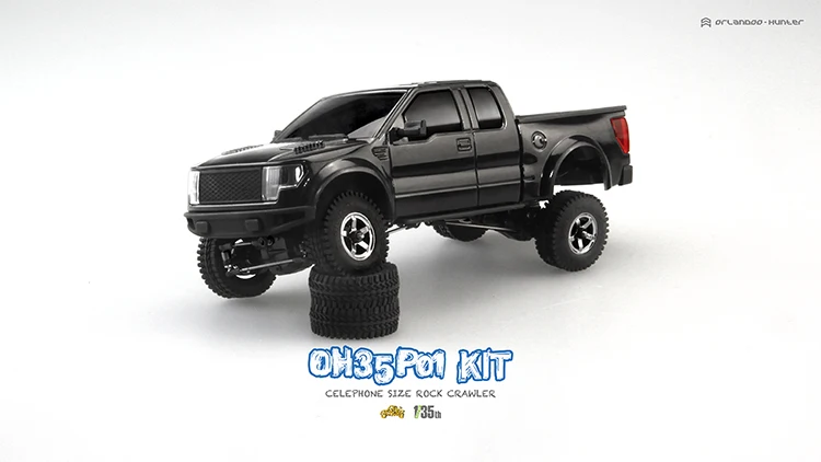 Радиоуправляемый гусеничный пикап Orlandoo Hunter Raptor для Ford P01 F150 Сборная модель 1/35