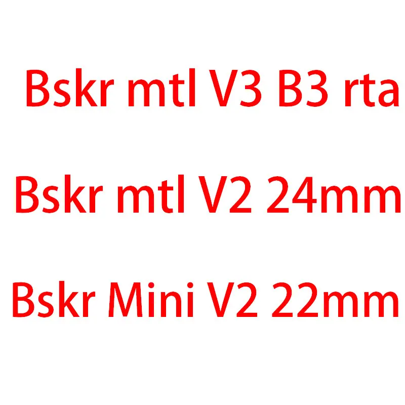 

BSKR Berserker b3 Mini V2 v1 v3 MTL tank 22/ 24mm Siren v4 yftk Dvarw dl zeus x mesh kayfun x taifun gtr 5 furniture accessories