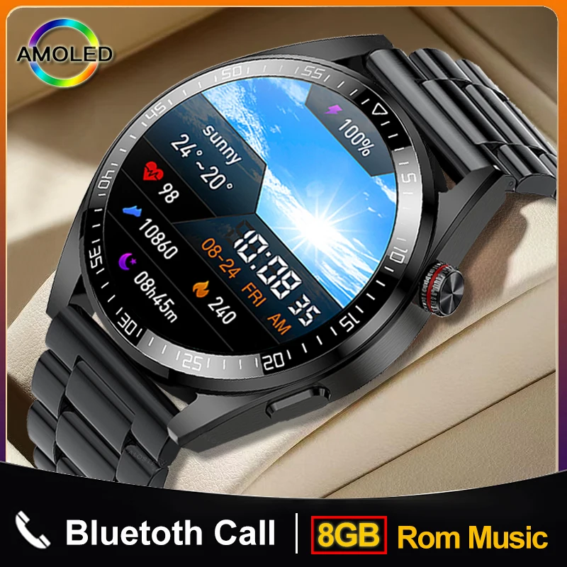 

Смарт-часы мужские с поддержкой Bluetooth, 454*454, 8 Гб ПЗУ