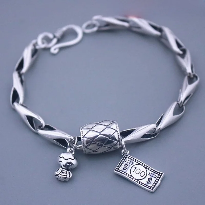 Змеиный год скоро богатый стерлингового серебра зодиакальный судьбы модный ромб