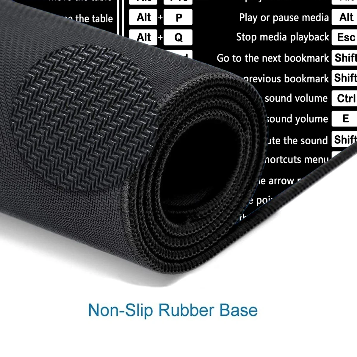 Коврик для мыши Pad Office Rug 80x30cm Table Mausepad с зажиженным антипроскальзывающим базовым