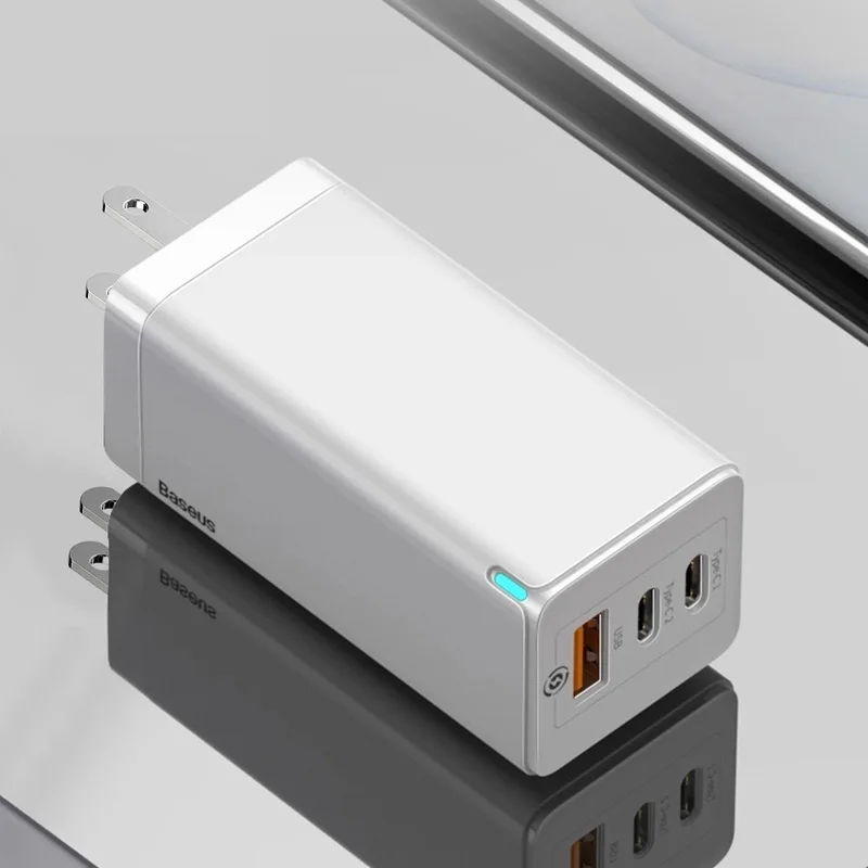 

65W GaN Charger USB Fast Charger QC 4.0 PD3.0 For iPhone 12 11 Samsung Huawei Xiaomi Phone Charger type c Quick Charger