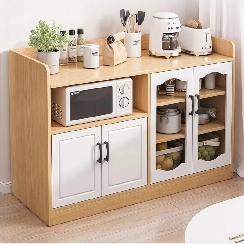 Кухонный остров буфет мебель роскошный Органайзер деревянная полная витрина