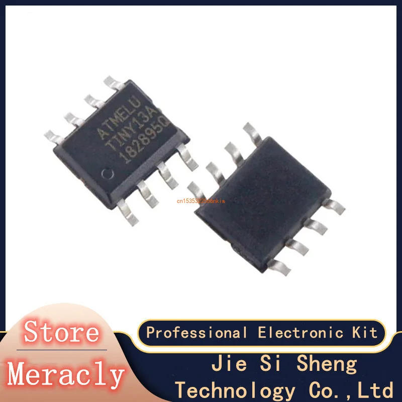 

5PCS ATTINY13 ATTINY13A TINY13A MCU AVR 1K FLASH 20MHZ IC ATTINY13A-SSU SOP-8