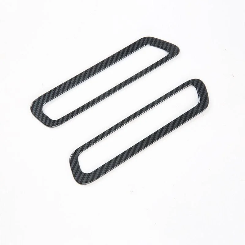 

2 шт., декоративные молдинги из углеродного волокна для передних выхлопных газов для Ford Explorer 2020