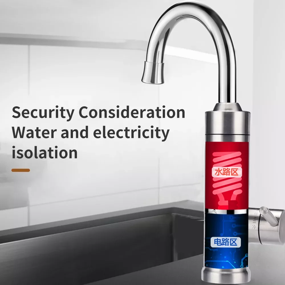 

NEW2023 2022 Newest Water Heater Instant Water Heater Tankless Instantaneous Faucet Tap Kitchen Hot Water Crane LED Digital EU P