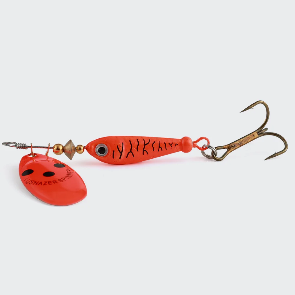 

Rotating Metal Spinner Fishing Lure Hard Bait Artificial Bait Wobbler Fishing Carp Bass Pike Fishing Tackle Metal Bait Fake Bait