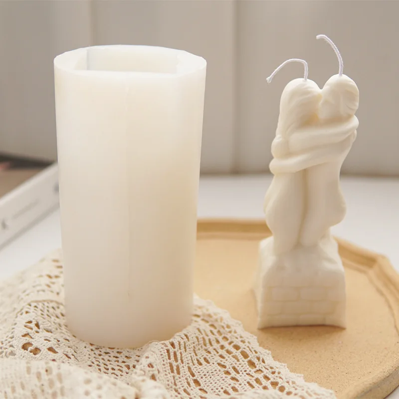

DIY Hug Family Candle Silicone Mold Love Couple Candle Molds Portrait Aromatherapy Candle Resin Mould Wedding Candle Making Tool