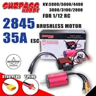 Штепсельная Вилка SURPASS HOBBY KK 2845 с бесщеточным Мотором, водонепроницаемый ESC TXT60 с 35A ESC для 112 RC багги-монстр Road Traxxas Trx4 Fpv
