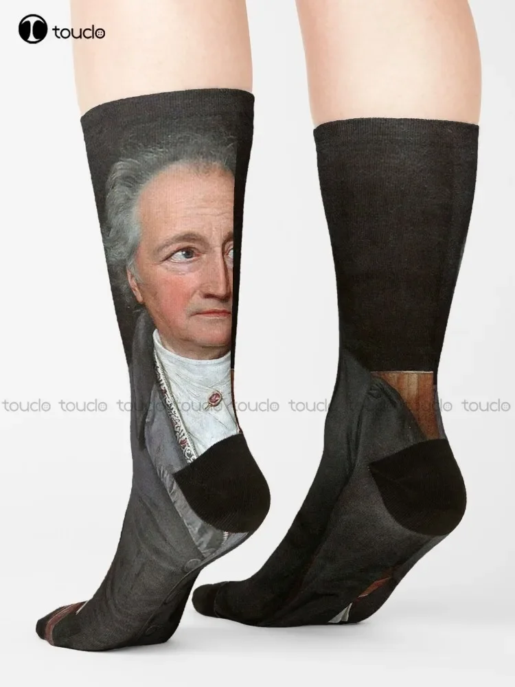 Носки Johann Wolfgang Von Goethe 1828 розовые носки для софтбола удобные спортивные с героями