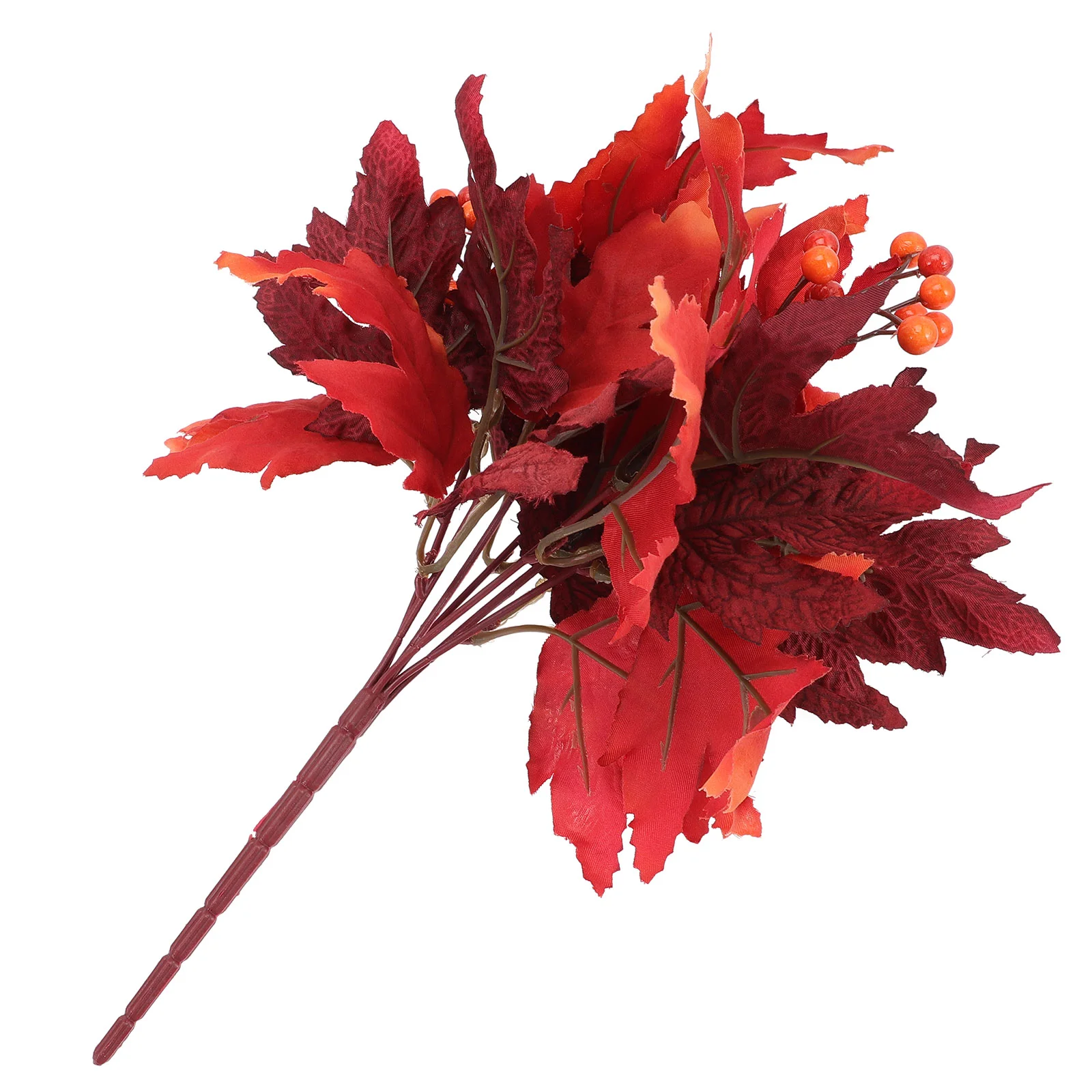 

Maple Leaf Fall Leaves Stems Artificial Autumn Stem Branches Centerpieces Faux Fake Table Thanksgiving Decor Decorationgreenery