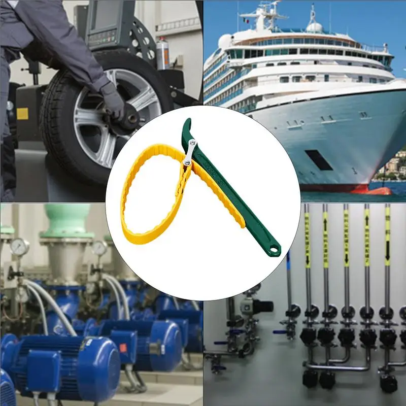 Разводной ключ для ремня Регулируемый ременный Ключ зубчатого масляного фильтра