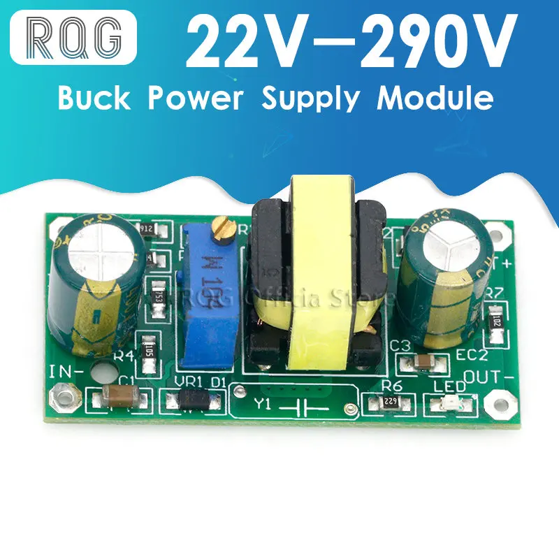 

DC-DC Step Down Buck Power Supply Module Adjustable DC DC 22V-290V to 3.6V-15V Isolation Switching Converter Regulator Board