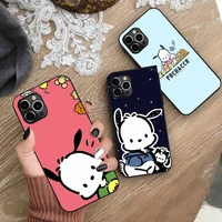 cartoon pochaccos dog phone case silicone soft for iphone 13 12 11 pro mini xs max 8 7 plus x 2020 xr cover