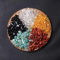 natural wealth gathering crystal gravel five color transfer stone ornaments lucky fish tank landscaping garden decorative stone