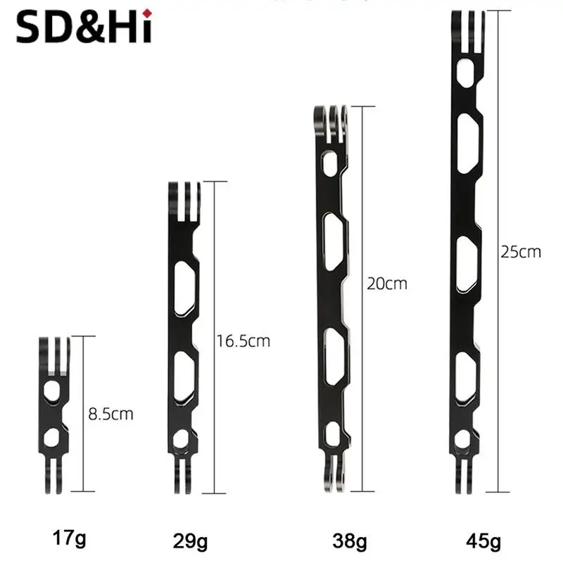 

1pc Extension Arm Kit Metal Pole Mount Helmet Stick Extension Arm Mount Applicable To Insta360 DJI