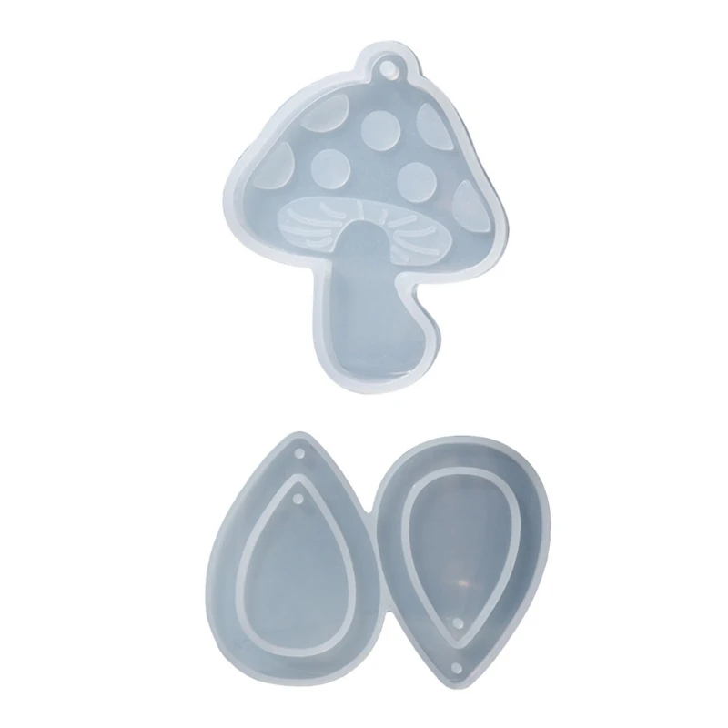 

Mushroom Charm Silicone Mold Handmade Keychain Jewellery Making Pendant Tool DIY