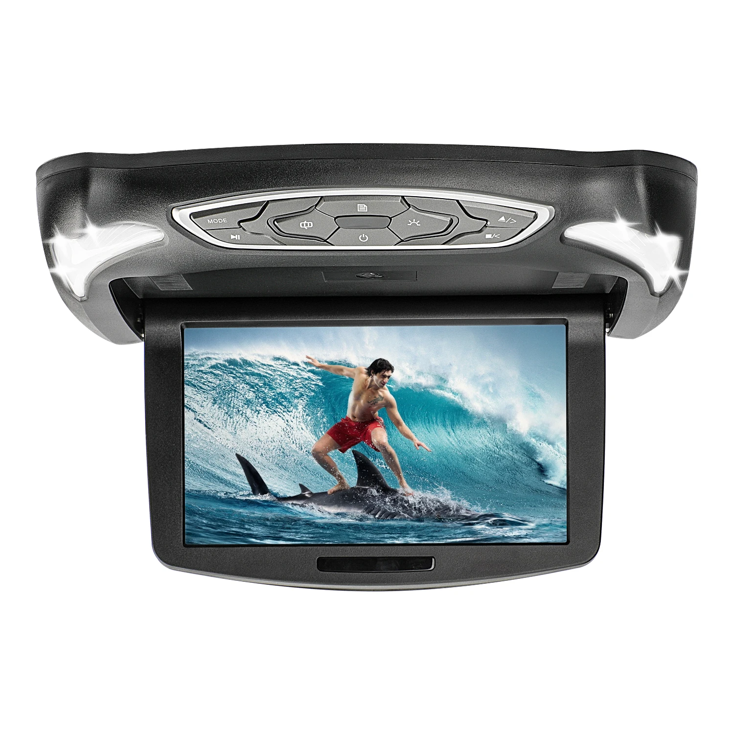 

CL-101RD автомобильный DVD всасывающий Топ 10,1 дюймовый автомобильный DVD-плеер с креплением на крыше с SD/USB/CD-плеером