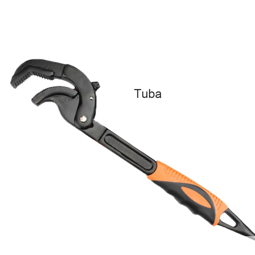 

Portable Labor-saving Universal Quick Pipe Wrench Carbon Steel Self Adjusting Pipe Spanner