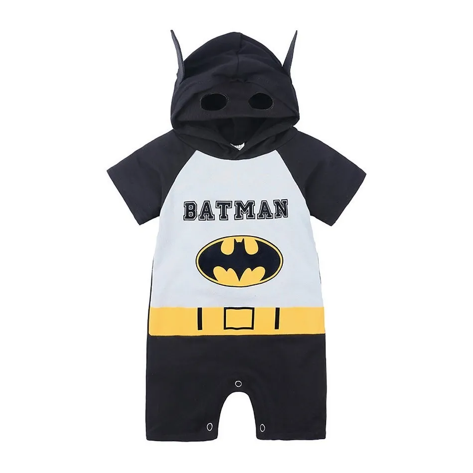 0-2 Years Baby Romper Costume Anime Cartoon Kids Jumpsuit Toddler Summer Short-Sleeved Romper Newborn Baby Boys Clothes