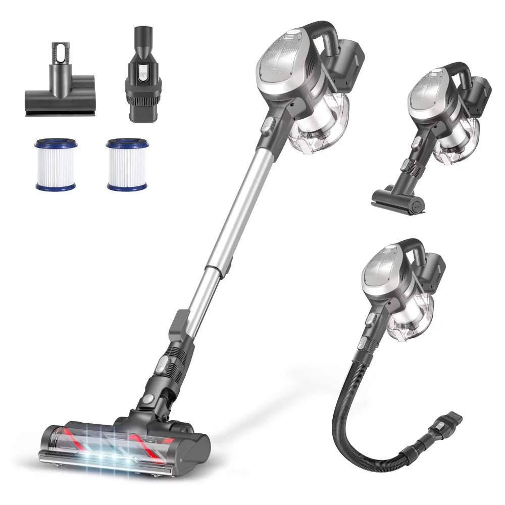 

Беспроводной пылесос, мощный, но тихий, легкий пылесос для дома, жесткий напольный автомобильный пылесос для домашних животных-M8PRO