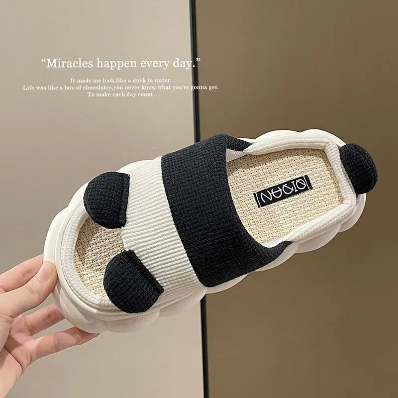 Animal Slippers Women's Platform Shoes cute cartoon Women's Shoes Men's indoor Slippers non slip Couple Slippers 2023 Large Size