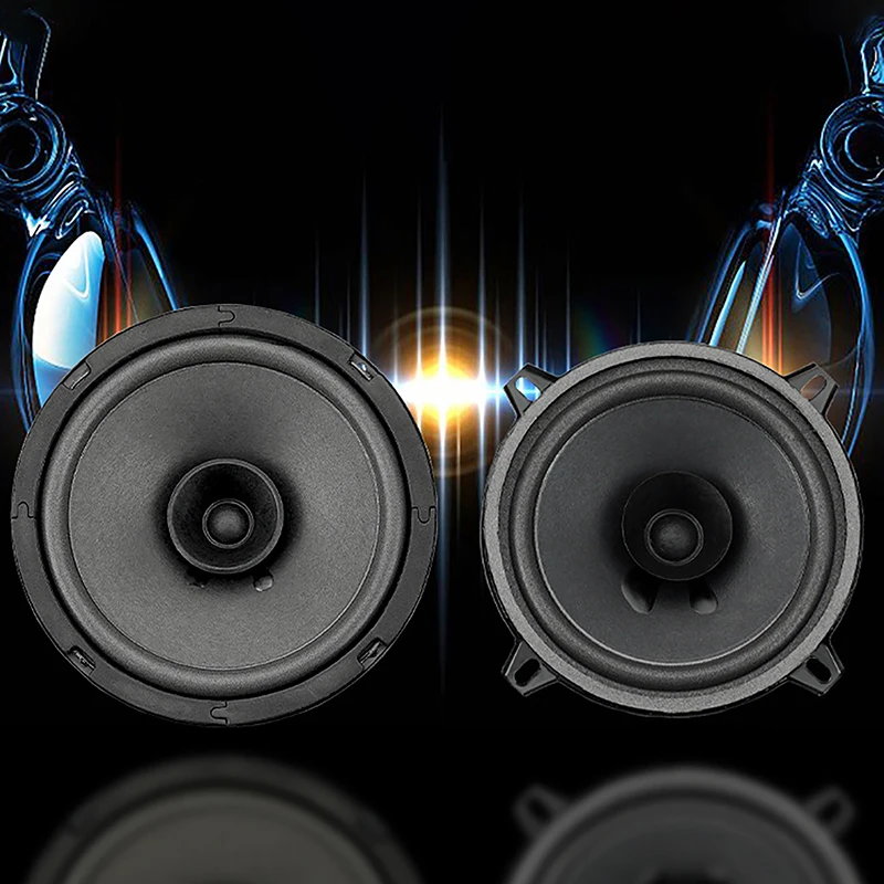 4/5/6.5 Inch Car Speakers Coaxial Green Subwoofer Universal Automotive Audio Full Range Frequency Stereo Speaker