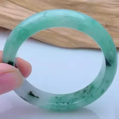 Ювелирные изделия zheru браслет из натурального бирманского нефрита 54 мм-62 мм