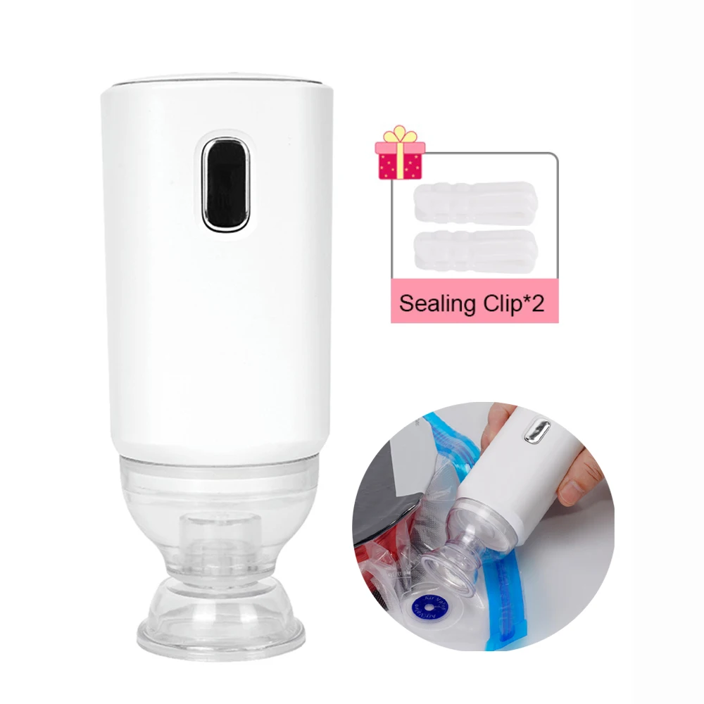 

MEGA Electric Air Pump Mini USB Charging Mini Handheld Electric Vacuum Pump for 3D Printer Filament Vacuum Storage Bag